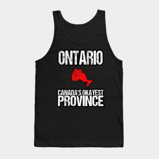 Ontario Canada's Okayest Province ON Tank Top